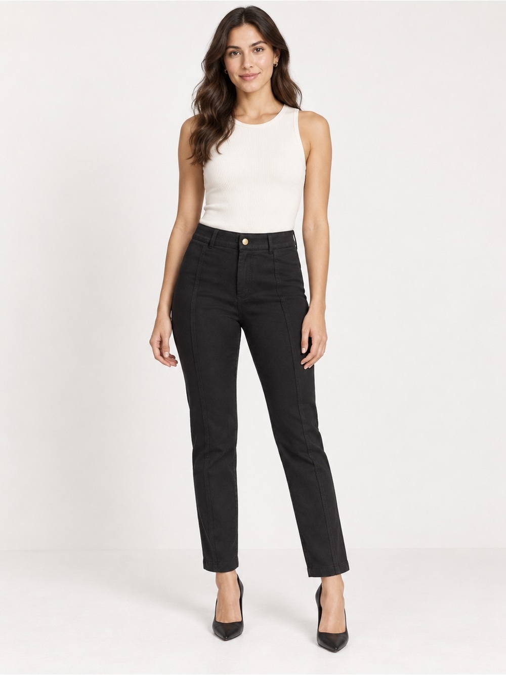 J. Crew Black pixie  Straight Leg Jeans